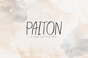 Paiton Handwritten Font Download