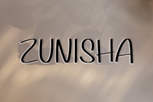 Zunisha Font Download