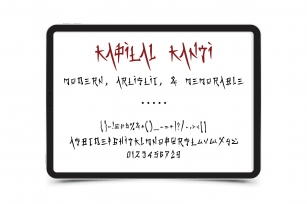 Kapital Kanji Font Download