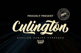 Culington – Stylish Script Typefce Font Download