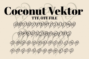 Coconut Vector Font Download