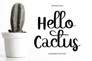 Hello Cactus Font Download