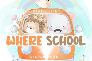 Where School Font Download