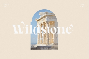 Wildstone - Ligature Serif Typeface Font Download