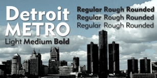Detroit Metro Font Download
