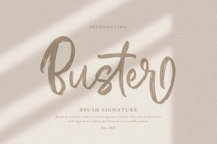 Buster Brush Signature Font Download