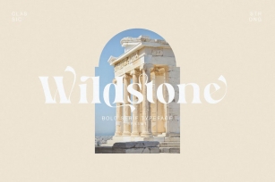 Wildstone - Ligature Serif Typeface Font Download