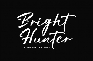 Bright Hunter Font Download