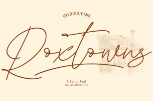 Roxtowns Script Font Font Download