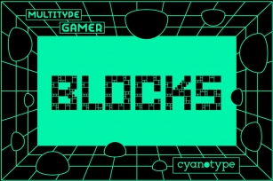 MultiType Gamer Blocks Font Download