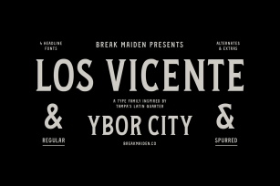 Vicente Family Font Download