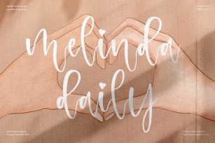 melinda daily Beautiful Script Font Download