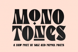 Monotones Font Download