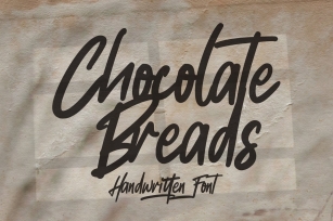Chocolate Breads Handwritten Font Download