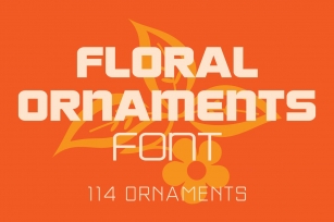 Floral Ornaments Font Download