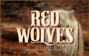 Red Wolves Font Download