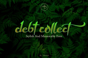 Debt Collect Font Download