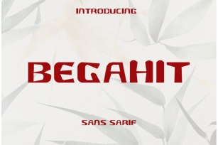 BEGAHIT Font Download