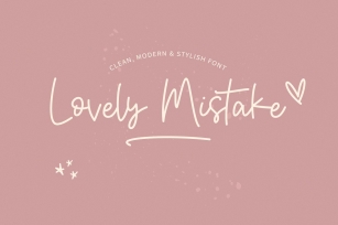 Lovely Mistake Font Download