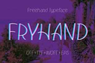 Fryhand sans serif Font Download