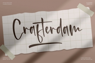 Crafterdam Beautiful Handwritten Font Download