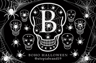 Boho Halloween Font Download