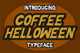 Coffee Halloween Font Download