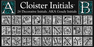 Cloister Initials, GT Font Download