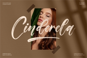 Cinderela Premium Brush Font Download