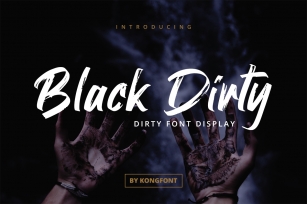 Black Dirty Font Download