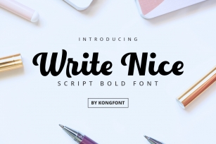 Write Nice Font Download