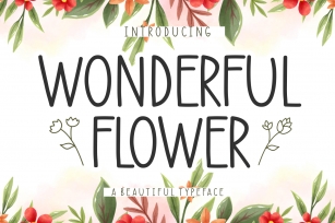 Wonderful Flower Font Download