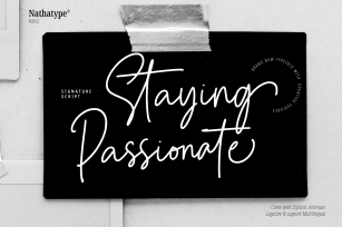 Staying Passionate Font Download