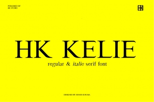 HK Kelie Font Download