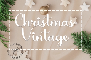 Christmas Vintage Font Download
