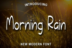 Morning Rain Font Download