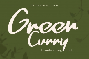 Green Curry Font Download