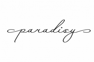 Paradisy Font Download