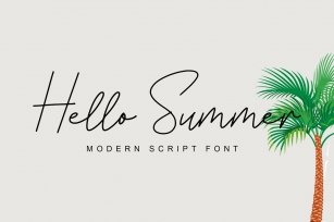 Hello Summer Font Download