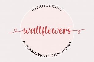 Wallflowers Font Download