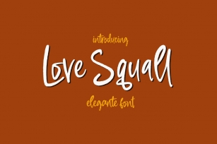 Love Squall + Swash (IntroSale) Font Download