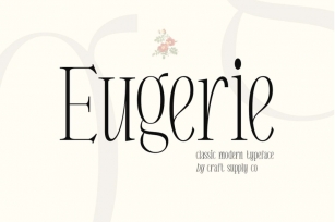 Eugerie - Classic Modern Typeface Font Download