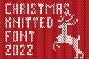 Christmas Knitted Ol Font Download