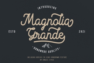 Magnolia Grande Regular Font Download