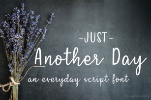 Another Day Script Font Font Download