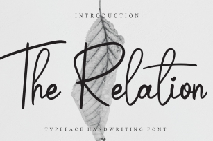 The Relation Font Download