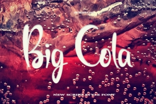 Big Cola Font Download
