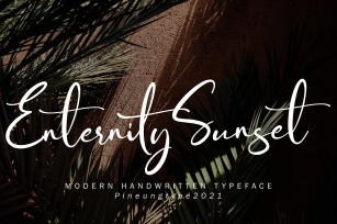 Enternity Sunset Font Download