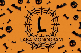 Laba Halloween Monogram Font Download