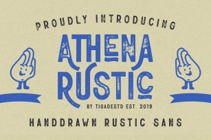 Athena Rustic Font Download